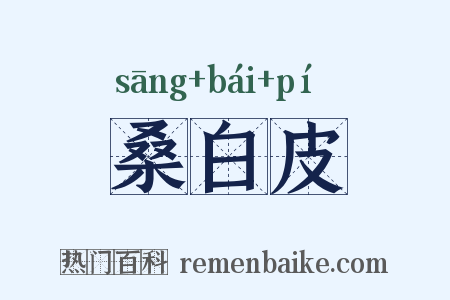 桑白皮是什么意思的图片